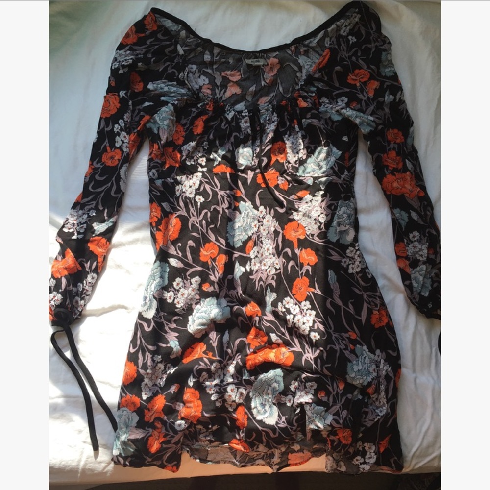 Urban outfitters printed long sleeve dress